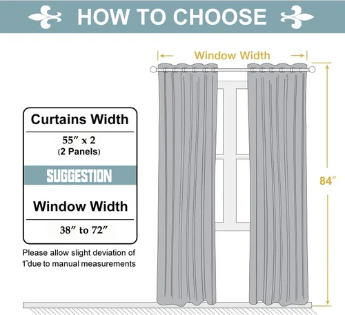 Vista 2 de Tiny Break Cortinas ocre de algodón – Cortinas sólidas y gruesas para ventana/puerta de 84 pulgadas de largo, hechas de 100% algodón, ojales