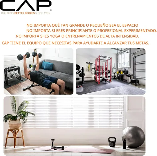 Vista 8 de CAP Barbell Pesas ajustables para tobillo Par de 10-20 libras Negro