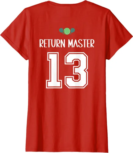 Vista 61 de Camiseta divertida del grupo de tenis de pádel para el equipo de pádel