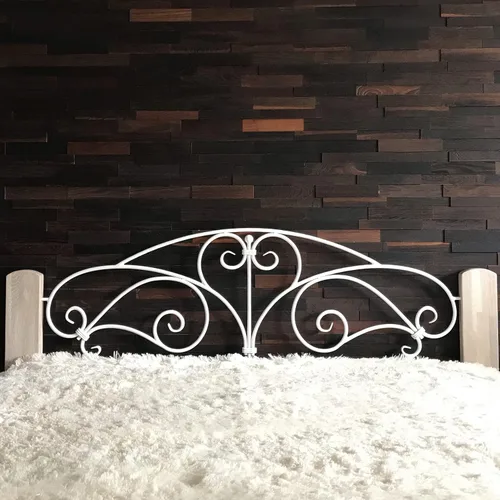 Vista 3 de Panel de madera 3D (marrón áspero)