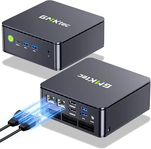 Vista 11 de GMKtec Mini PC, G3 Ultra Intel Pentium Gold 7505 16GB LPDDR4 RAM 512GB SSD
