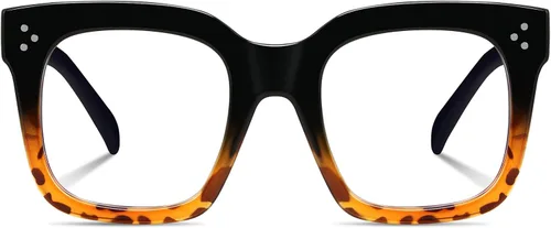 Vista 10 de Ovresized Blue Light Blocking Glasses for Women Men Square Computer TV Eyeglasses