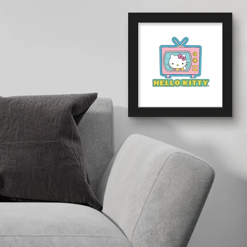 Vista 3 de Trends International Gallery Pops Sanrio Hello Kitty - Póster gráfico de pared con diseño de Hello Kitty, 12.00 x 12.00 pulgadas, versión de marco