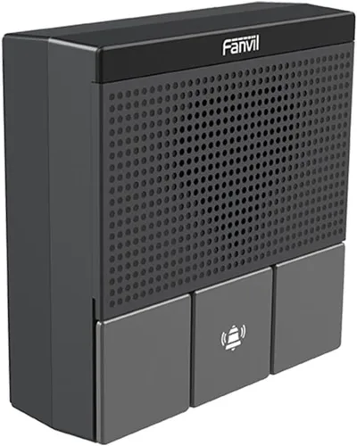 Vista 3 de Fanvil A10W sistema de intercomunicación Audio Negro, Gris