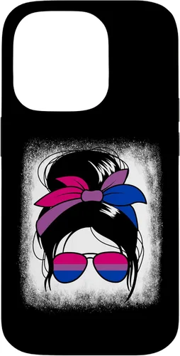 Vista 17 de iPhone 16 Bisexual Messy Bun Bi Sexual Women's Bisexual Case