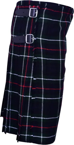 Vista 5 de Kilts For Men 5 Yard Scottish Outfit Kilt - Juego de Kilt para hombre, Highland Wear Tartan Kilt (Mackenzie, 48 pulgadas)