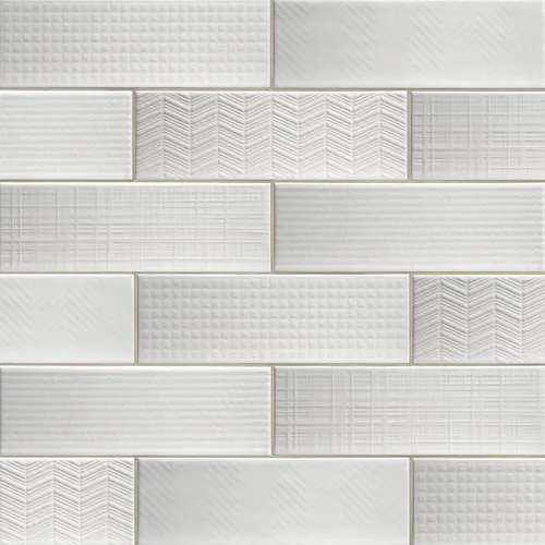Vista 18 de MSI Urbano Crema 3D Mix - Azulejos de metro de cerámica brillante de 4 x 12 pulgadas para baño, cocina y pared decorativa