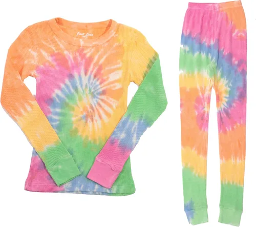 Vista 3 de Just Love Tie Dye Mommy and Me - Conjuntos térmicos para mujeres y niños