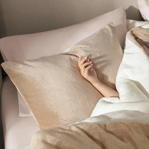 Vista 8 de UGG Remina - Juego de edredón individual, cama de dormitorio en una bolsa Beige
