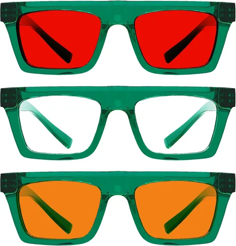 Vista 383 de Eyekepper Gafas de luz azul para hombre y mujer, paquete de 6 lentes Pilot Paquete de 6 color mezclado