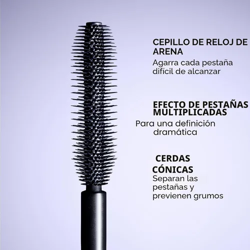Vista 6 de BUXOM Máscara voluminizadora de pestañas, negro más negro