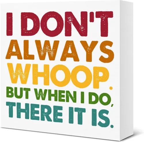 Vista 9 de Inspirational Quote Wooden Box Sign Desk Decor for Home Office Shelf Beautiful