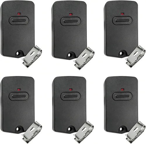 Vista 10 de RB741 para mando a distancia Mighty Mule Gate, 318 MHZ (paquete de 2) 9 Dip FM135 Gate Transmitter for MM371W MM572W etc. Compatible with GTO Gate