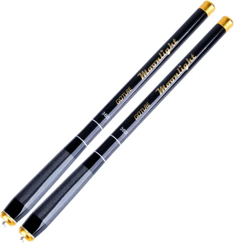 Vista 13 de Goture/ Kit de caña de pescar telescópica Tenkara/ Caña de pescar ultraligera para viajes, caña de pescar plegable portátil para bass y crappie