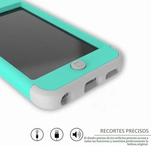 Vista 4 de Funda iPod Touch 5, iPod Touch 6, funda resistente a impacto fuertes SLMY (TM), funda protectora para iPod Apple Touch 5ta y 6ta