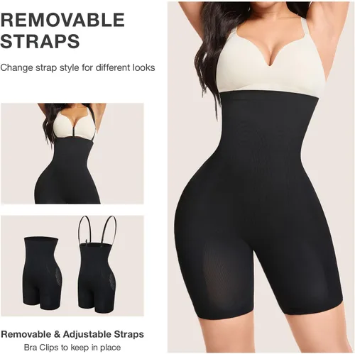 Vista 2 de Lover-Beauty Butt Lifting Shapewear Removable Straps Open Bust Tummy Control Body Shaper