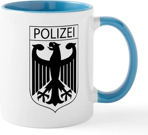 Vista 17 de CafePress Taza de café de cerámica de 11 oz (11.0 fl oz) de Police Mom