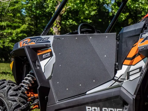 Vista 2 de SuperATV Puertas de aluminio compatibles con los modelos Polaris RZR (ver ajuste), extra resistencia, recubrimiento en polvo, resistente a