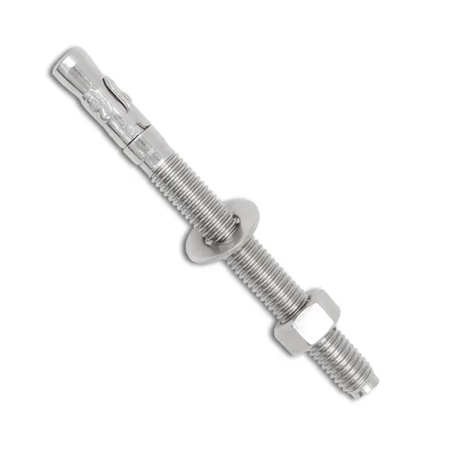 Vista 8 de Anclaje de cuña de 1/2" x 3-3/4 pulgadas, anclajes de hormigón de acero inoxidable, sujetadores de pernos de expansión de trabajo pesado