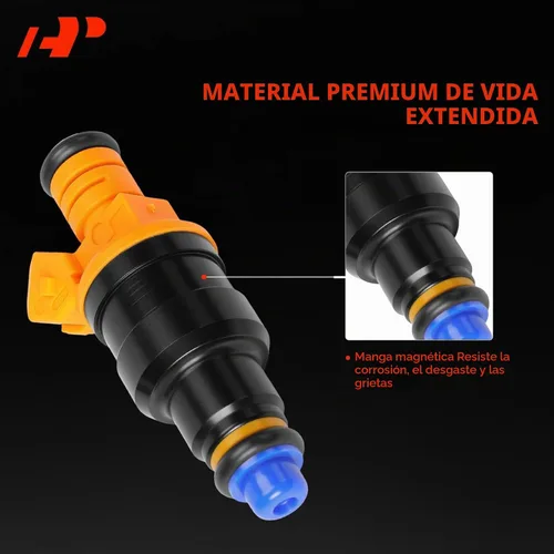 Vista 3 de A-Premium Juego de 8 inyectores de combustible - Compatible con vehículos Ford, Lincoln, Mercury - 4.6L 5.0L 5.4L 5.8L - E150, E250, E350, F150