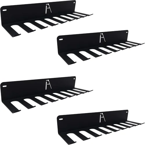 Vista 8 de IRON AMERICAN USA Omega Beast Estante de Almacenamiento para Gimnasio de 9 O 11 Ganchos Organizador de Pared para Gimnasio de Servicio Pesado