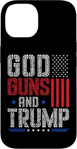 Vista 4 de God Guns and Trump Vote Donald Trump Republican Case for iPhone 17