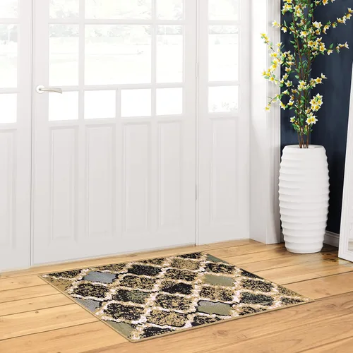 Vista 34 de BLUENILEMILLS BNM - Alfombra de pasillo para interiores con respaldo de yute, perfecta para cocina, dormitorio, madera dura, sala de estar Beige