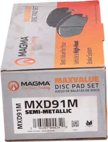 Vista 5 de MAGMA Fire Born Braking Pastillas de freno semimetálicas, delanteras MXD91M