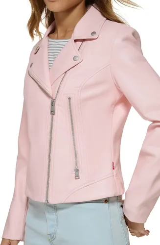 Vista 7 de Levi's Women's Vegan Leather 538 Moto Jacket (Regular & Plus Size)