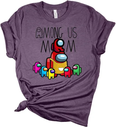 Vista 3 de Among Us Mom Mother's Day Bella - Camiseta para mujer