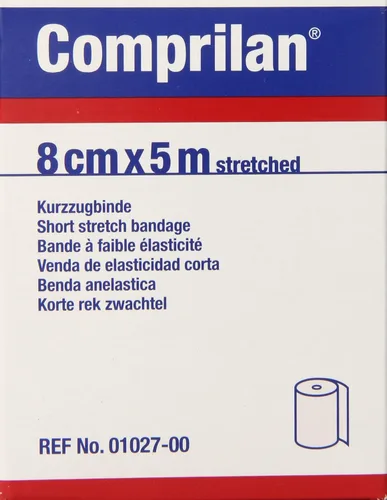 Vista 2 de Jobst Comprilan - Vendaje de compresión elástico corto, 3.1 in x 16.4 ft, sin látex