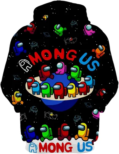 Vista 2 de THOMIX Sudaderas con capucha unisex con estampado 3D con bolsillo, sudadera con capucha novedosa para primaveraotoñoinvierno