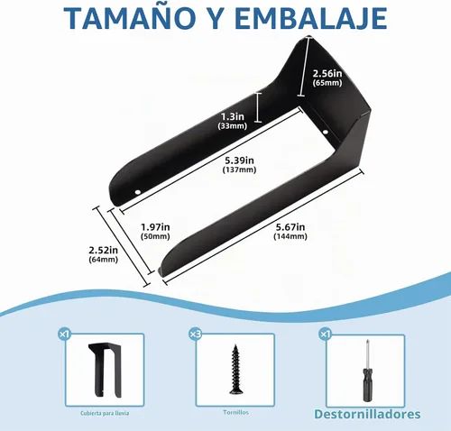 Vista 3 de Cubierta de metal para timbre, resistente a la intemperie, cubierta de lluvia para timbre, parasol antirreflejo, compatible con parpadeo/anillo