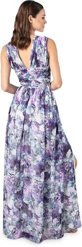 Vista 3 de Dress the Population Vestido largo Jaclyn ajustado y acampanado para mujer