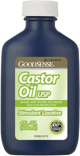 Vista 2 de GoodSense Aceite de ricino USP, laxante estimulante, 4 onzas líquidas (paquete de 3)