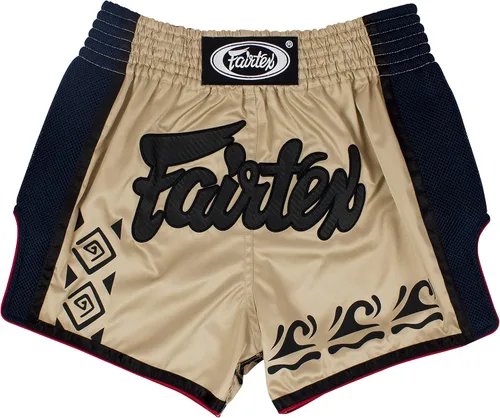 Vista 48 de Fairtex Pantalones cortos de boxeo Muay Thai de corte delgado "Kabuki
