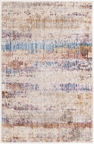 Vista 3 de Unique Loom Colección Deepa - Alfombra de área Beatriz (rectangular 2' 0" x 3' 0", Multi/ Beige)