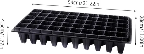 Vista 2 de Yardwe Bandejas de germinación de 10 piezas para plantas de jardín de interior, kit de cultivo de plantas