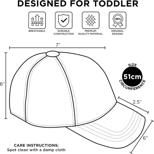 Vista 6 de ABG Accessories Gorra de béisbol Cocomelon y Blippi para niños pequeños, cuenta con Jj, Totom y Yoyo, sombrero para niños talla 2-4