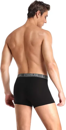 Vista 8 de Calzoncillos tipo bóxer de fibra bambú para hombre (4 unidades)