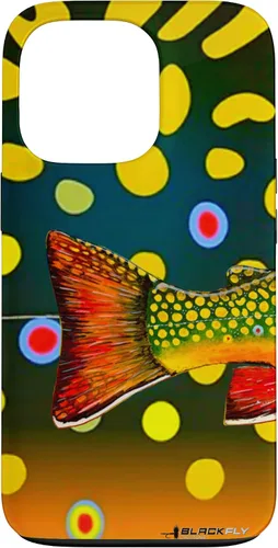 Vista 10 de Brook Trout Fly Fishing Trout Skin Phone Case by Black Fly Case for iPhone 17
