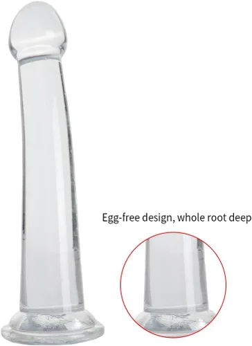 Vista 4 de Consolador suave y realista con material y fuerte ventosa para jugar con manos libres, juguetes sexuales para mujeres, juguetes adultos