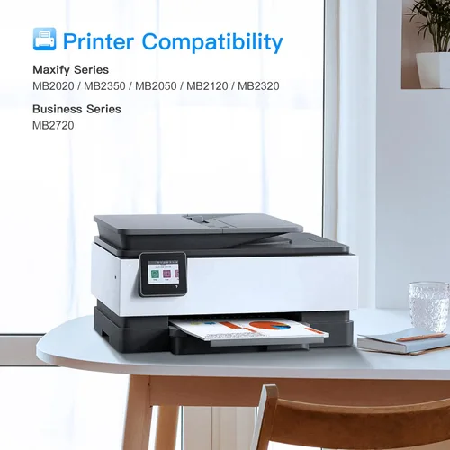 Vista 2 de Cartuchos de tinta 1200 XL compatibles con Canon Maxify 1200, cartuchos de tinta de repuesto para impresora Canon 1200 1200XL PGI-1200 PGI1200XL