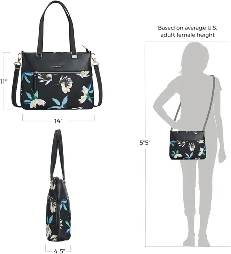 Vista 4 de Travelon Bolso tote antirrobo Addison