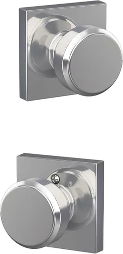Vista 7 de SCHLAGE Pomo de bloqueo sin giro, latón antiguo (F170 ORB 609) (paquete de 2)