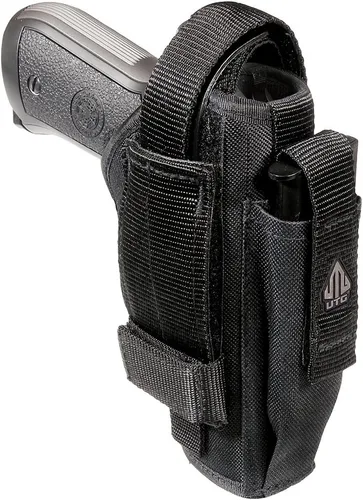 Vista 3 de UTG LE Grade, soporte de arma para cinturón, ambidiestro, color negro