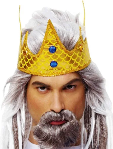 Vista 3 de Costume Culture - disfraz de Neptuno para hombre