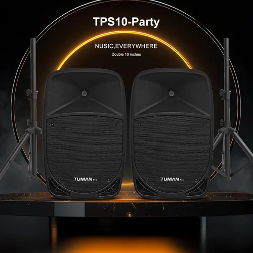Vista 8 de Sistema de altavoces PA de alta potencia de 10 pulgadas y 1200 W