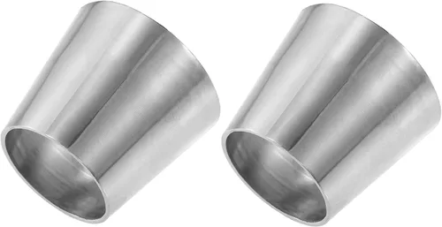 Vista 17 de X AUTOHAUX - Tubo de escape con mandril para coche, codo doblado, tubo de acero inoxidable 304, reductor concéntrico de 2.5" DE a 3" DE, 2 piezas
