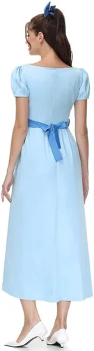 Vista 7 de For G and PL Vestido largo azul de princesa cosplay de Halloween